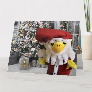 Danny Duck Santa Christmas Card