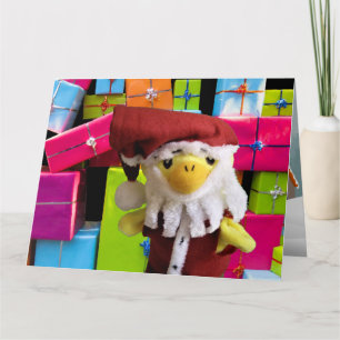 Danny Duck Santa Christmas Card
