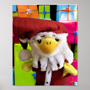 Danny Duck Santa.  Poster