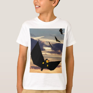 Danny Duck the Bat flies with bats. T-Shirt