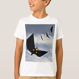 Danny Duck the Bat flies with bats. T-Shirt