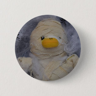 Danny Duck the Mummy 2 Inch Round Button
