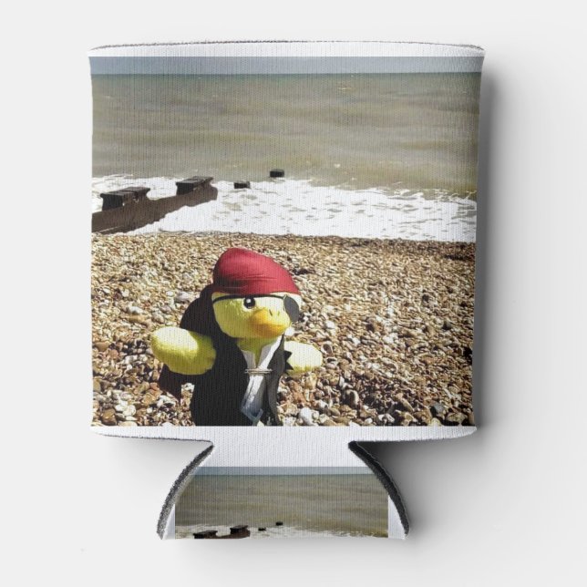 Danny Duck the pirate Can Cooler (Front)