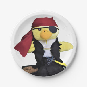 Danny Duck the Pirate Paper Plate