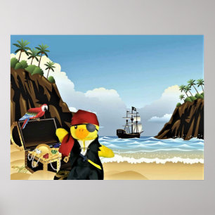 Danny Duck the Pirate. Poster