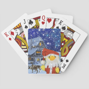 Danny Duck visits the North Pole Playing Cards