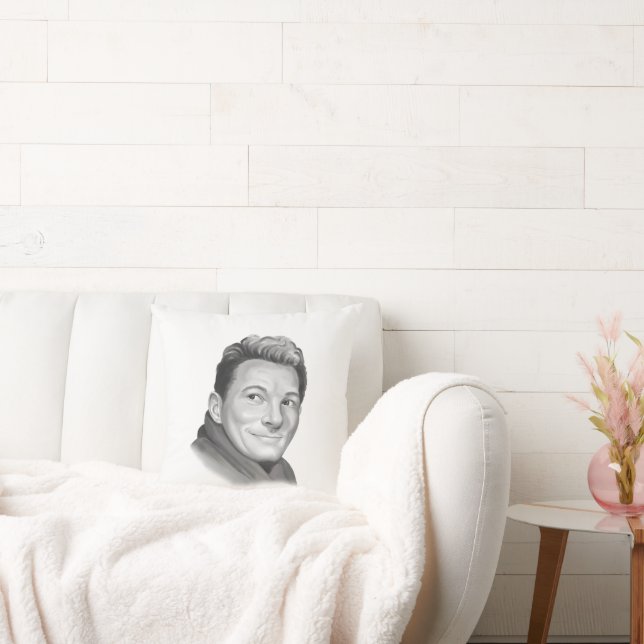 Danny Kaye Throw Pillow (Couch)