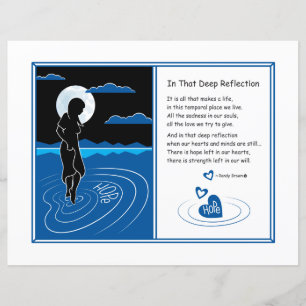 Dans cette feuille papier profonde Reflection_Flat