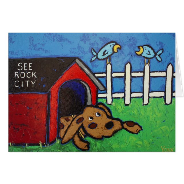 dans la carte de chenil (Devant horizontal)