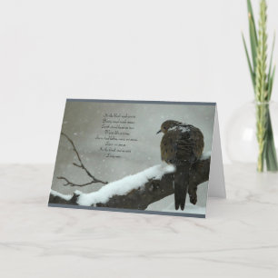 Dans la carte de Noël morne de plein hiver