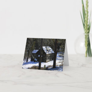 Dans la froide carte de Noël/hiver....