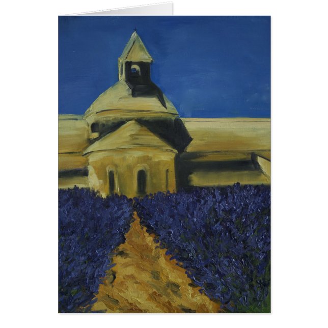 Dans la lavande à l'abbaye de Sénanque (Devant)