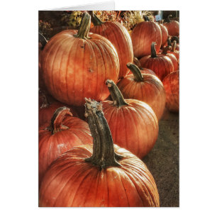 Dans l'amour avec la carte vierge d'automne