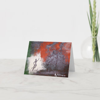 Dans le carte pour notes de blanc d'itinéraire