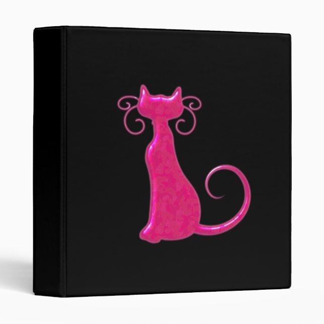 Dans Le Classeur De Chat Sombre (Devant/Côté)