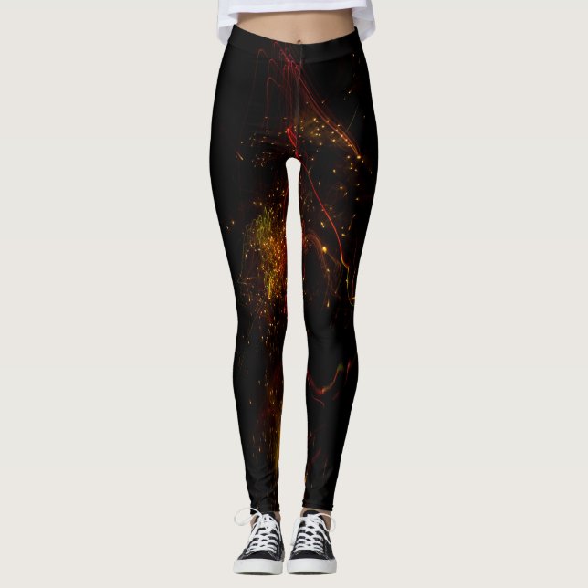 Dans le Leggings foncé (Devant)