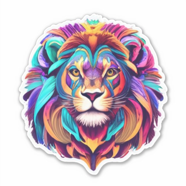 Dans le pack Sticker Wild Lion (Devant)