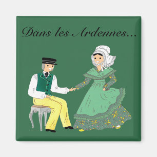 Dans les Ardennes, France Magnet