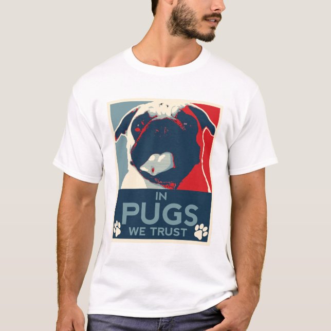 Dans les carlins nous faisons confiance au T-shirt (Devant)