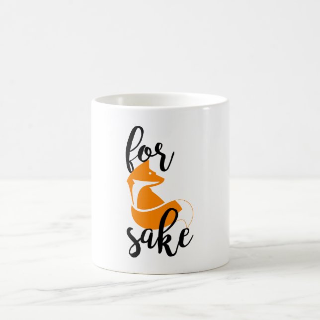 Dans l'intéret de Fox - blanc tasse de classique (Centre)