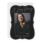 Dans Love Memory Black Memorial Carte photo