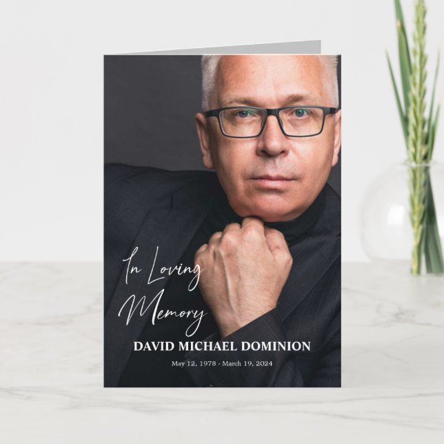 Dans Love Memory Full Photo Memorial Programme (Devant)