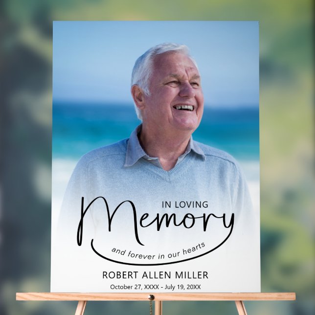 Dans Love Memory Funeral Photo (Neutre)