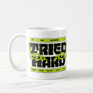 'Dans ma défense' Mème Drôle Dit Mug Cadeau