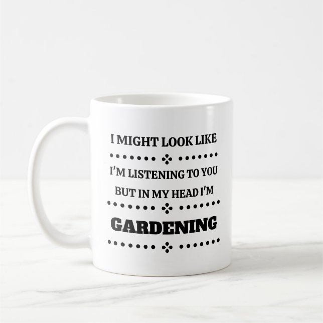 DANS MA TÊTE, JE JOUERAIS - La Mug Pour les jardin (Gauche)