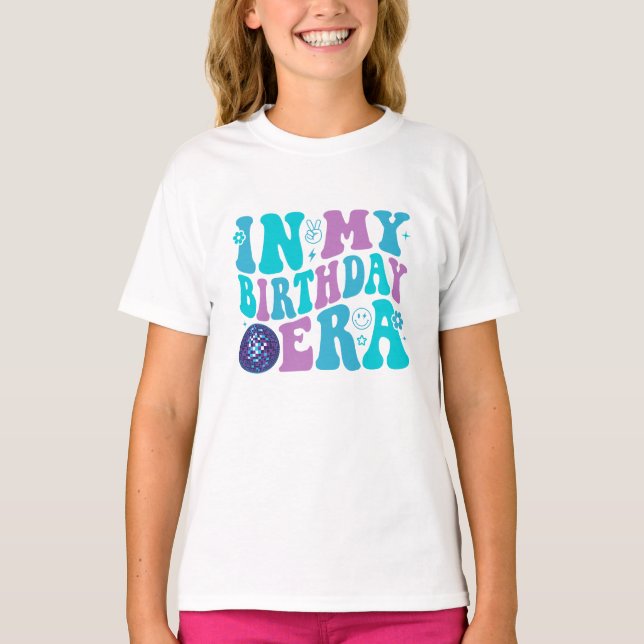 Dans mon anniversaire Ere jeunesse enfants T-shirt (Devant)