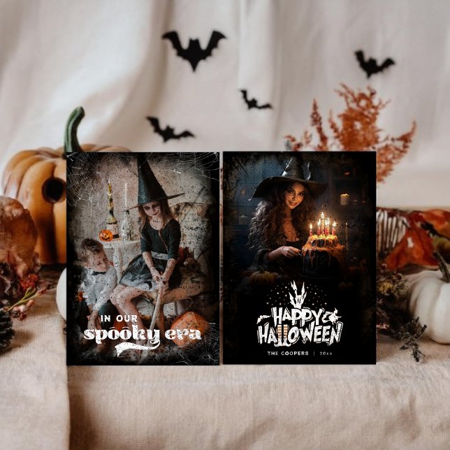 Dans notre carte de vœux de vacances d'Halloween d (Créateur téléchargé)