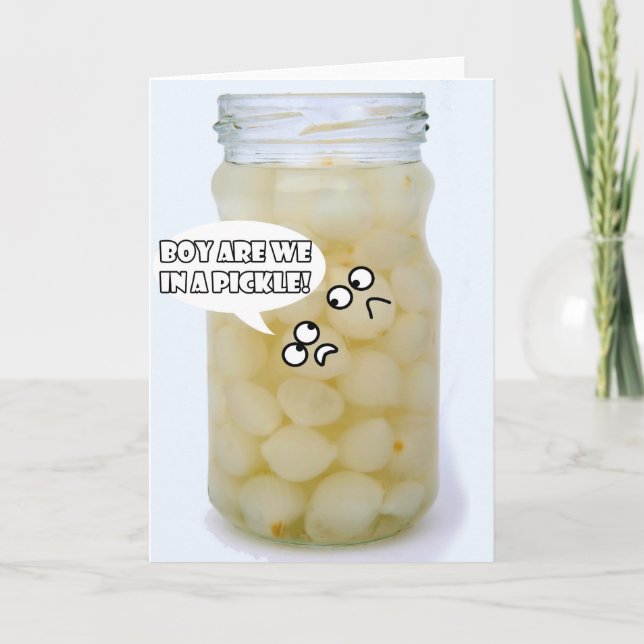 dans une carte de voeux pickles (Devant)