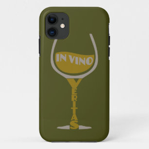 Dans Vino Veritas coque iphone personnalisé