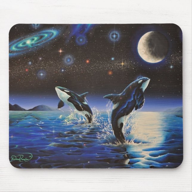 Dansant dans les étoiles, tapis de souris (Devant)