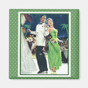 Dansant sous les étoiles 1947 aimants vintages