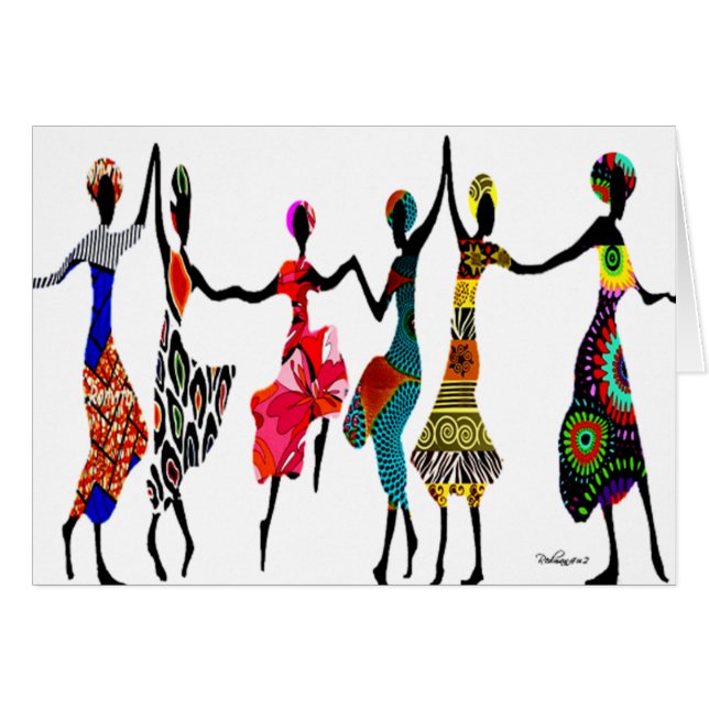 Danse africaine de louanges (Devant horizontal)