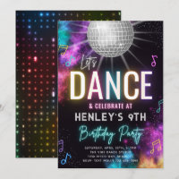 Danse Anniversaire Invitation | Invitation à danse