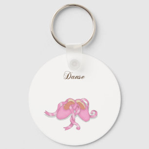 "Danse" Ballet Slippers Keychain