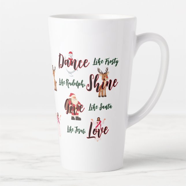 Danse Comme L'Amour Froide Comme Jésus Mug (Droite)