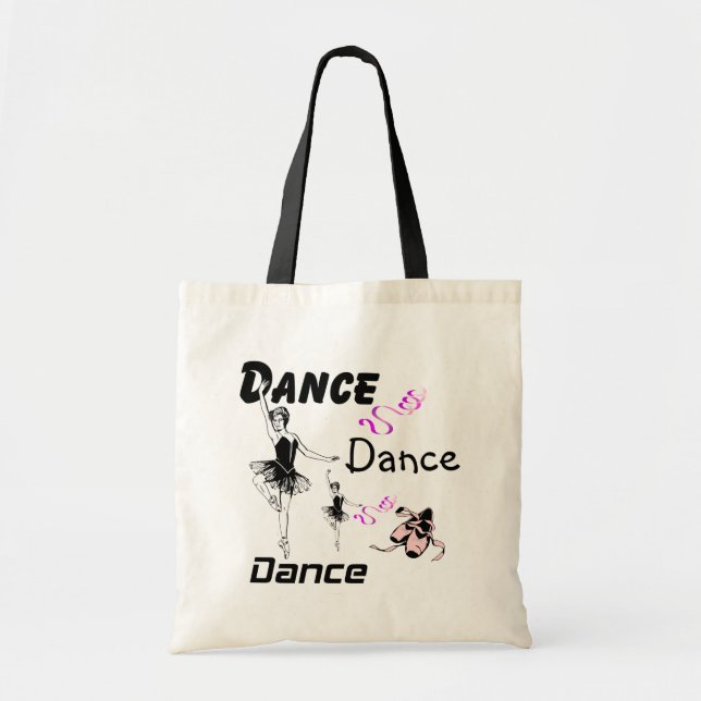 Danse Danse Danse Ballet Sac fourre-tout (Devant)