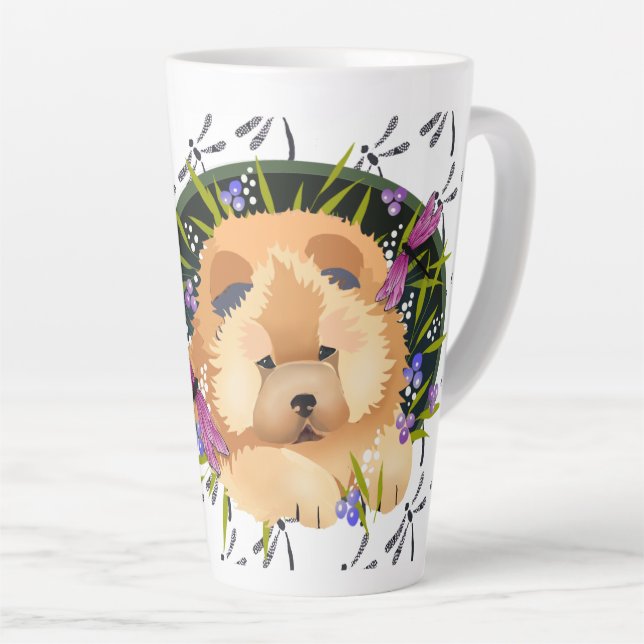 DANSE DE DRAGON - Chow-Latte Mug (Angle droit)