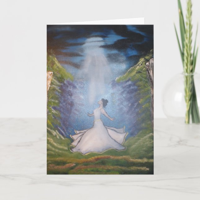 "Danse" de la carte de voeux aimée (Devant)
