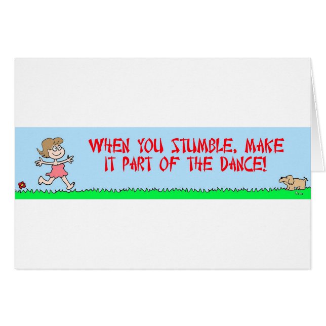 danse de trébuchement (Devant horizontal)