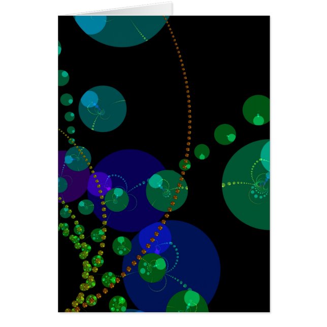 Danse des sphères II - violet et turquoise (Devant)