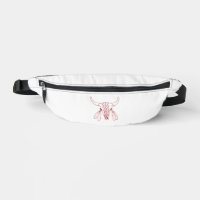 Danse du fantôme rouge Sac banane blanc Buffalo