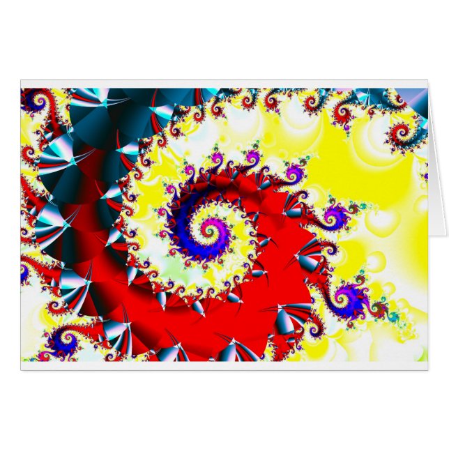 danse en spirale (carte) (Devant horizontal)