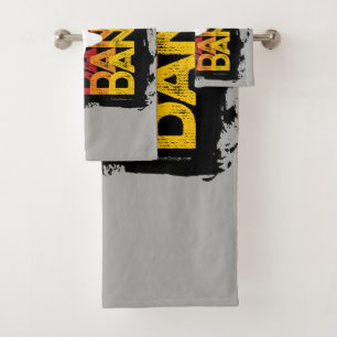 Danse et Lettres Bath Towel Set
