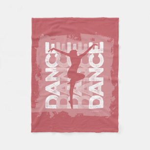 Danse et Lettres (Dance) Fleece Blanket