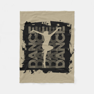 Danse et Lettres (Dance) Fleece Blanket
