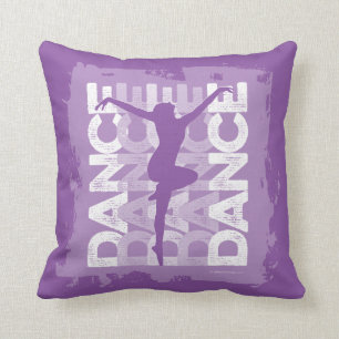Danse et Lettres (Dance) Throw Pillow